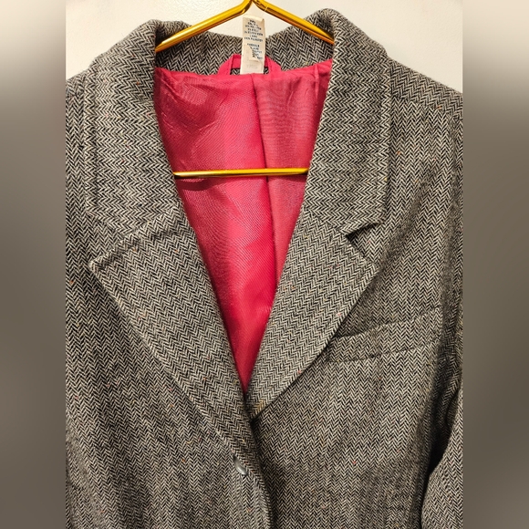 NWOT - Old Navy Wool Blend Black Herringbone Blazer - Size XXL - Picture 3 of 7